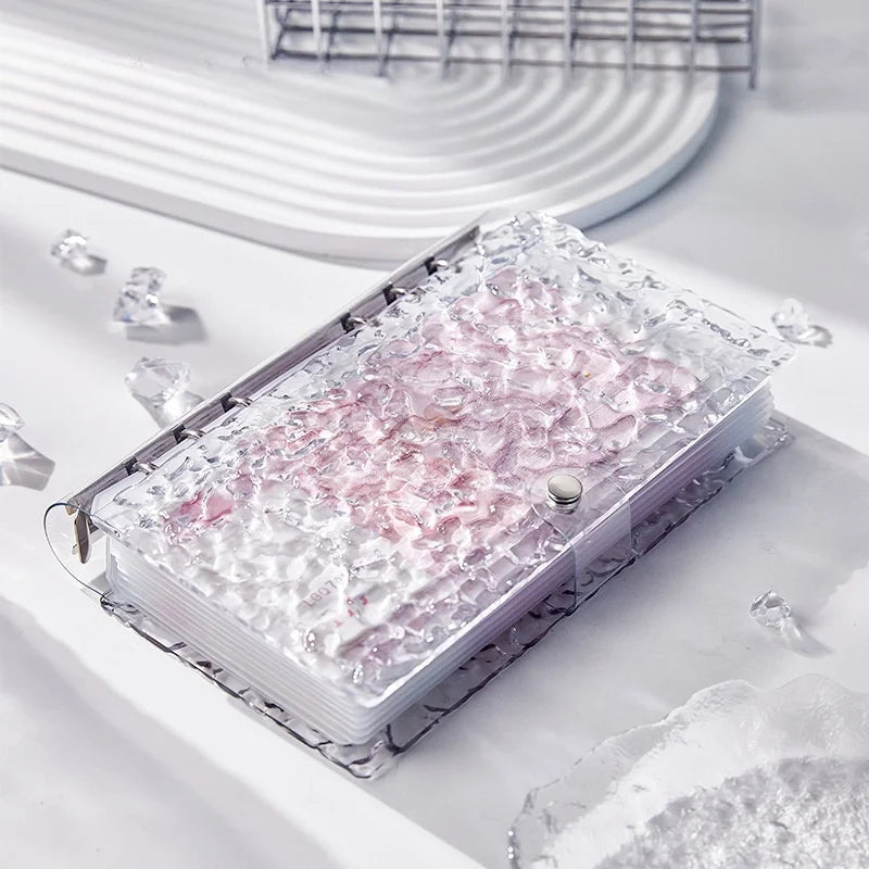 A6 Wave Money Book Refillable Cash Organizer w/Budget Tracker & Waterproof Banknote Sleeves Financial Ecosystem Planner